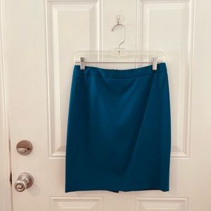 J. Crew Ocean Blue Pencil Skirt
